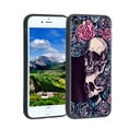 thumbnail image 1 of Compatible with iPhone SE 2022 Phone Case, Skull Case Silicone Protective for Teen Girl Boy Case for iPhone SE 2022, 1 of 1