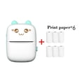 thumbnail image 3 of Mini Photo Printer, Pocket Thermal Printer with 6 Rolls Paper Compatible with iOS Android,Bluetooth Wireless Printer for Home Use, Picture Printer for Photo Receipt Label Printing, 3 of 13