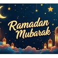 thumbnail image 4 of Ramadan Mubarak Banner Islamic Eid Decoration Backdrop Home Party Decor Lantern Display Celebration Festive Arabic Style Background Blessed Ramadan Wishes, 4 of 4