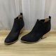 thumbnail image 2 of NECHOLOGY Botas Mujer Adulto Femenino Zapatos Botines de mujer Zapatos de mujer, botines de tacón grueso, zapatos informales, suela blanda antideslizante, botas transpirables a la (Black, 7.5), 2 of 5