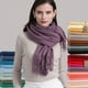 thumbnail image 2 of Bufanda de cachemira de color grueso y cálido de color sólido, chal de moda de invierno para mujer, bufanda con borlas para hombres, 2 of 6