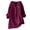 Hot Pink, variant on Long Sleeve Shirts For Women Solid Color Pattern Stand Up Collar Botton Fly Cotton Linen d Shirt Womens Long Sleeve Tops
