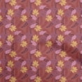 thumbnail image 1 of oneOone Cotton Cambric Pink Fabric Tropical Leaf Sewing Fabric By The Yard Printed Diy Clothing Sewing Supplies 42 Inch Wide, 1 of 5