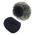thumbnail image 3 of Bunblic Housse de Microphone Manchon de Microphone Réutilisable Diffusion Studio Micro Professionnel Pratique Muff Micro Pare-Brise pour H5 H6 Noir Blanc, 3 of 8