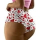 thumbnail image 3 of Gibobby Braguitas Slim Fit Ropa interior de cintura transpirable sin con estampado de corazón para el día de San Valentín para mujer (estilo 5)(Rojo, L), 3 of 4