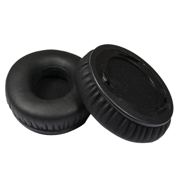 Seitruly 1 par de auriculares, almohadillas para auriculares, funda transpirable, repuesto de esponja de memoria para auriculares Solo 1,0 Relojes inteligentes Negro
