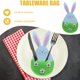 thumbnail image 4 of Xihbxyly Bolsas para Utensilios de Pascua, Diseño de Conejito, Bonita Decoración de Mesa, Soporte Multiusos para Tenedores, Cuchillos y Cucharas, Perfecto para Pascua, Fiestas o Reuniones Familiares,, 4 of 7