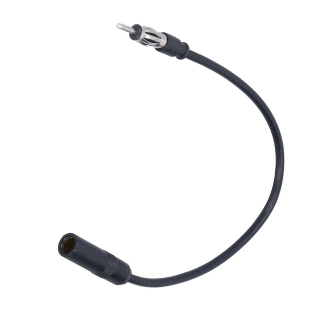 Radio Antenna Extension Cable Cord Portable Universal Accessory for Car Black