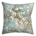 thumbnail image 2 of Creative Products White Florals on Blue 18x18 Spun Poly Pillow, 2 of 3