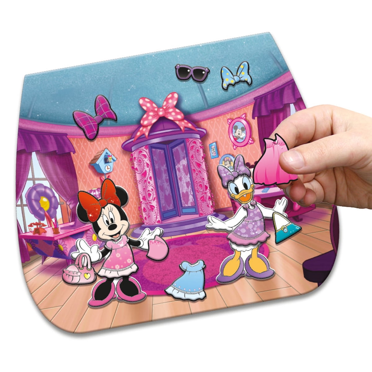 Disney Minnie Mouse Plastic Puffy Sticker Playset - multi character, multicolored
