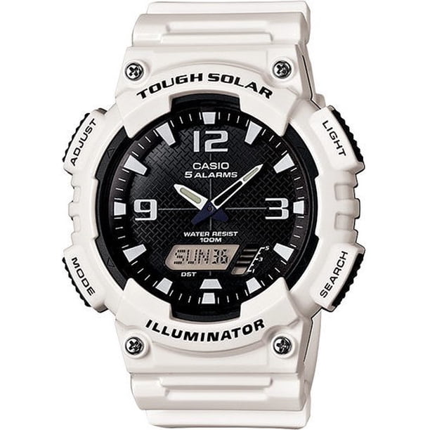 white casio watch mens