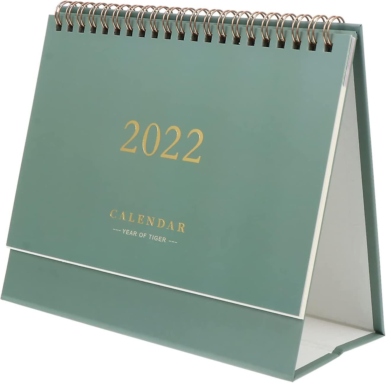 Calendario De Mesa 2026/2027 - Vista De 3 Meses, Con Pasarela Semanal, 6 Idiomas, Fácil De Ajustar