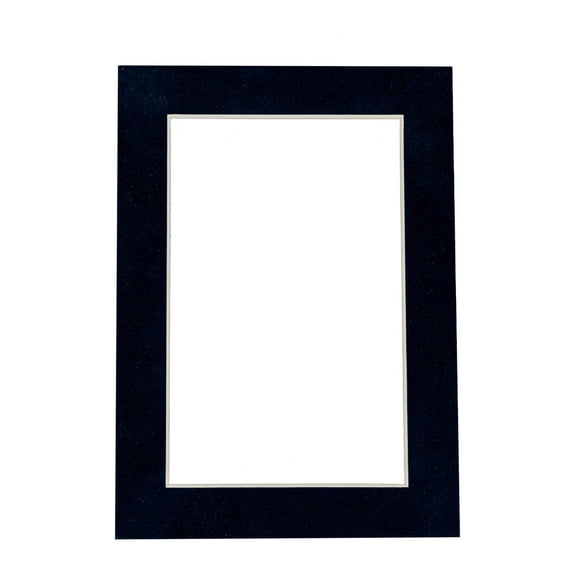 Torrent Suede Acid Free 11x17 Picture Frame Mats with White Core Bevel Cut for 8.5x11 Pictures -