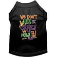 thumbnail image 3 of Mardi Gras Pet Dog  Cat Shirt Screen Printed, "We Don't Hide the Crazy, We Parade It", 3 of 11