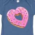 thumbnail image 4 of Inktastic Heart Shaped Donut with Pink Icing and Sprinkles Boys or Girls Baby Bodysuit, 4 of 5