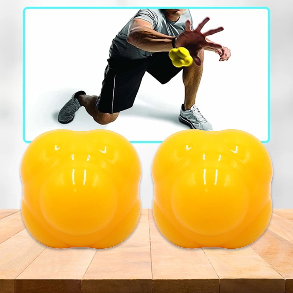2PCS Sport Hexagonal Ball Reaction Ball Agile Ball Towards Speed