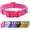 Hot Pink, variant on Minzimin Reflective Dog Collar, Soft Neoprene Padded Pet Collar with D Tag Ring, Adjustable for Small Dogs