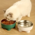thumbnail image 6 of Pet Bowl with Double Bowls Pet Bowl Non-slip Detachable Double Bowls for Dogs Cats Easy to Use No Spills Holds Various Foods High-quality Pet for Dry, 6 of 8