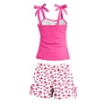 thumbnail image 5 of Girls Swimsuit Size 9-10 Years Girls Tankini Swimsuit 2 Piece Ruched Tie Straps Swimwear Swim Shorts Girl Bathing 7 16Y, 5 of 5