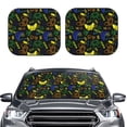 thumbnail image 2 of Xecao Game Play for Foldable Car Sun Shades (2-Pack) offer sun protection with an easy-fold design for convenient windshield shading., 2 of 7