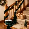 thumbnail image 4 of Wired Ribbon Roll for Wreaths and Gift Wrapping, 354 Inch Holiday Craft Ribbon in Polyester, 2.5 Inch Wide - Green, 4 of 6