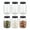 6 PACK, Black, variant on 32 Oz Plastic Mason StorJars With Lids 12 Pack Clear 32oz Leak-proof Quart Containers For Kitchen And Homee (black)