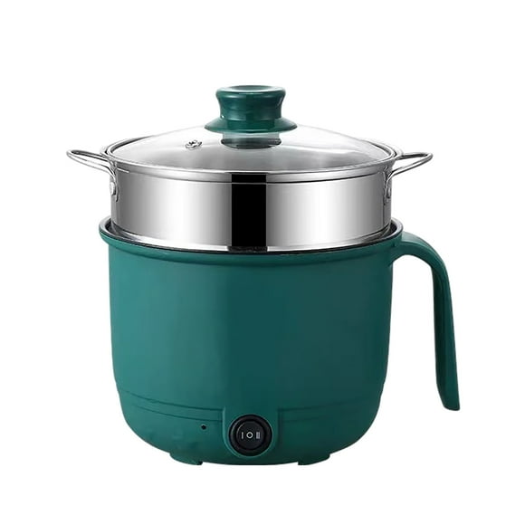 1.5L Mini Rice Cooker Multifunctional Home Cooking Pot Non Stick Material Stockpot Utility Pan For Kitchen Small Skillet Pan 6 Small Non Stick Skillets Small Nonstick Fry Pan Stainless Steel Frying