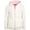 Ecru/Pink, variant on Coney Island Girls Hoodie - Cozy Soft Fleece Sherpa Lined Hoodie Zip Up Sweatshirt for Girls (4-16)