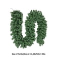 thumbnail image 3 of Nilvkv Artificial Christmas Garlands,8.9ft Green Rattan with Green Fruit Decorations for Home Stairs Fireplace Front Porch Door Display Indoor Outdoor Christmas Decor, 3 of 6