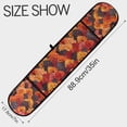 thumbnail image 3 of Dailycode Double Sided Oven Mitt with Loop Heat Resistant Kitchen Long Potholders 7" x 35" Red Yellow Darkslategray Trees Forest, 3 of 6