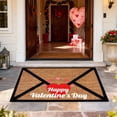 thumbnail image 4 of zhangmingg Envelope Design Heart Shaped Area Rug Soft Floor Mat for Valentine's Day Anniversary Wedding Bedroom, 4 of 6