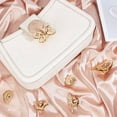 thumbnail image 4 of 1 Box 6 Sets 6 Styles Clasp Bag Buckle Purse Turn Lock Clutches Closure Alloy Bag Twist Lock Accessories Light Gold DIY Shoulder Bag Handbag Purse Making Hardware Accessory, 4 of 6