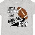 thumbnail image 4 of Inktastic Little Sister and Biggest Fan Football Player Girls Toddler T-Shirt, 4 of 5