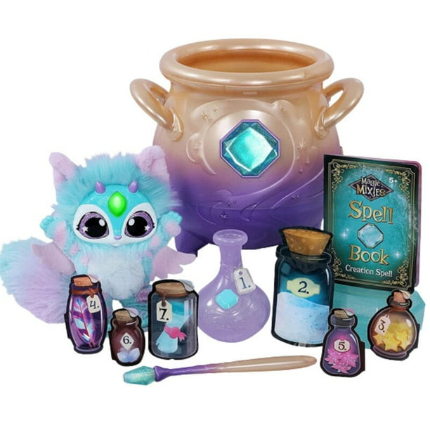 Aiouniya 2023 Magic Toys Mixies Pink Magical Mist Cauldron Magic Mix Mist Pot Anime Multicolo Toys Kids Birthday Christmas Gift Pink
