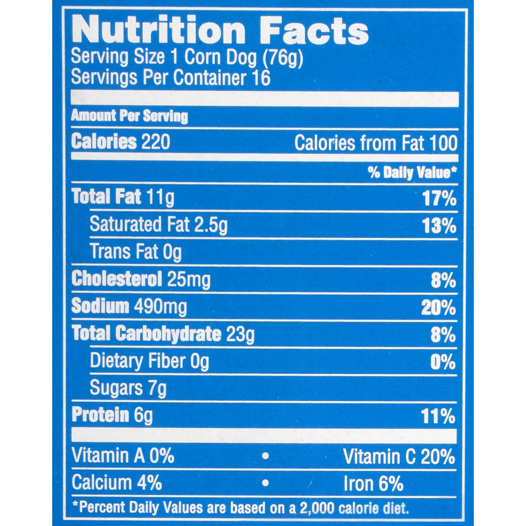 State Fair Corn Dogs Nutrition Facts Nutrition Pics