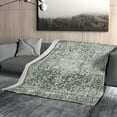 thumbnail image 3 of Sage Green Boho Blanket Soft Flannel Lightweight Retro Bohemian Throw Blanket Cozy Warm Vintage Aztec Geometric Blankets All Seasons Living Room Decor for Couch Chair Bed Sofa Office 40x50 inch, 3 of 6