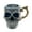 D, variant on Kojanyu Skull Coffee Mug Skull Coffee Cup with Saucer Set Gothic Tea Cup with Gold Trims Ceramic Skull Coffee Mug Halloween Gift Idea for Coffee Lovers (Cup+Plate) Sets
