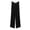 Black, variant on Pajama Pants for Women Plus Size Wide Leg Loose Fitted Comfy Drawstring High Waist Loungewear Pants