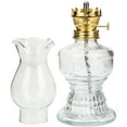 thumbnail image 1 of LNGOOR Oil Lamp Rustic Kerosene Lamp Retro Style Indoor Hurricane Lamp Oil Lantern, 1 of 7