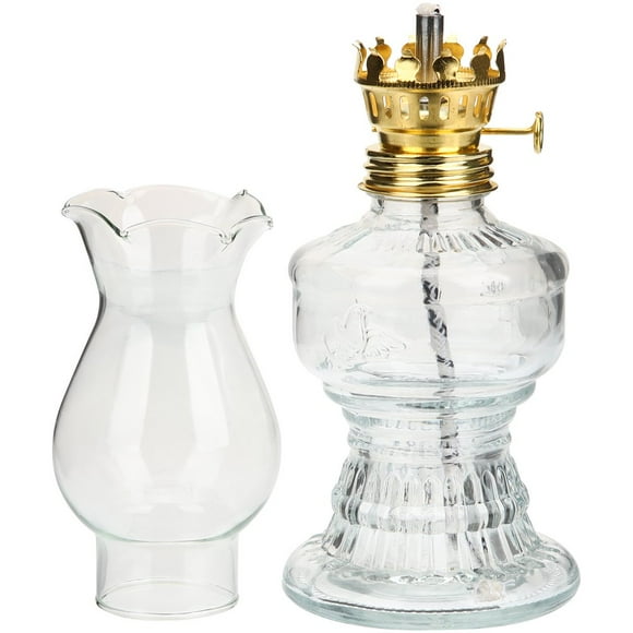 LNGOOR Oil Lamp Rustic Kerosene Lamp Retro Style Indoor Hurricane Lamp Oil Lantern