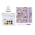 thumbnail image 2 of segolike Outdoor Sketch Kits Pocket Watercolor Set for Children Gift Artists Beginner Cute cup pattern, 2 of 9