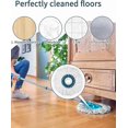 thumbnail image 4 of 2 Pack Replacement Heads for Clean Twist Disc Mop, Microfiber Mop Compatible with Leifheit Clean Twist Disc Mop System, Highly Absorbent Dirt, Hardwo, 4 of 5