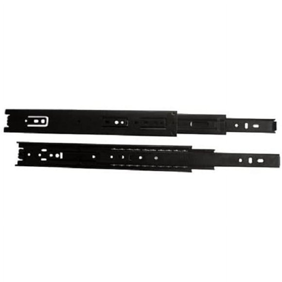 22 in. Full-Extension Ballbearing Drawerslide, Black - 100 lbs