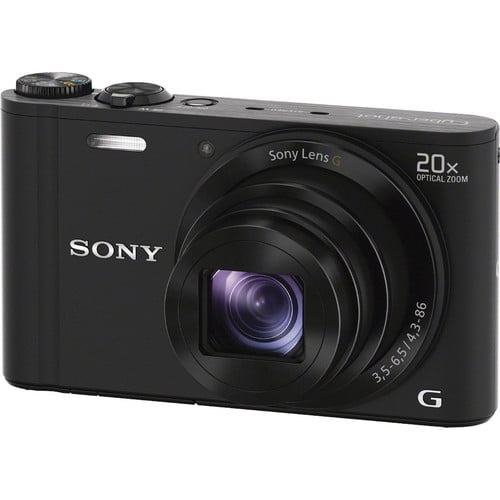Sony DSC-WX300/B 18.2 MP Digital Camera with 20x Optical Image Stabilized Zoom and 3-Inch LCD (Black)