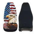 thumbnail image 2 of Uourmeti Eagle USA Flag Car Seat Cover 1 Piece Seat Covers for Cars Durable Anti Fade Suitable for Truck Sedan, 2 of 6