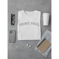 thumbnail image 3 of Saint Paul, Text. Men T-Shirt, Male Large, 3 of 4