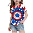 thumbnail image 2 of Odeerbi Chicos Niñas 4 de Julio Camiseta Manga Corta Día de La Independencia Camiseta Gráfica, 2 of 6