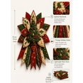 thumbnail image 2 of Festive Quilted Christmas Door Hanging DIY Sewing Kit, Christmas Quilted Bow DIY Kit with Fabric, Batting, Thread, Templates & Instructions, Patchwork Hanging Decor Kit for Door Wall Display, 2 of 4