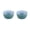 Blue, variant on Better Homes and Gardens 2-Piece Bamboo Melamine Blue Reactive Dip Bowl Set
