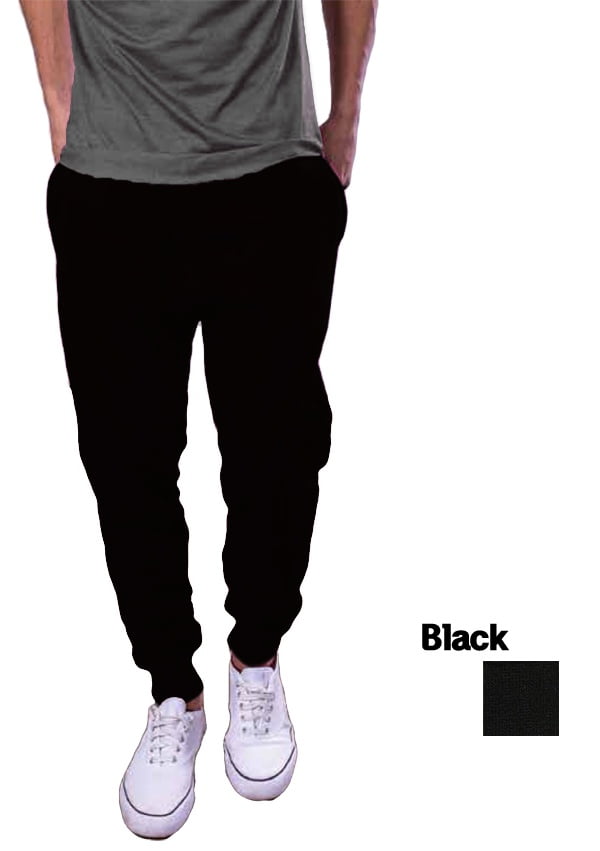 Black joggers mens walmart Clearance